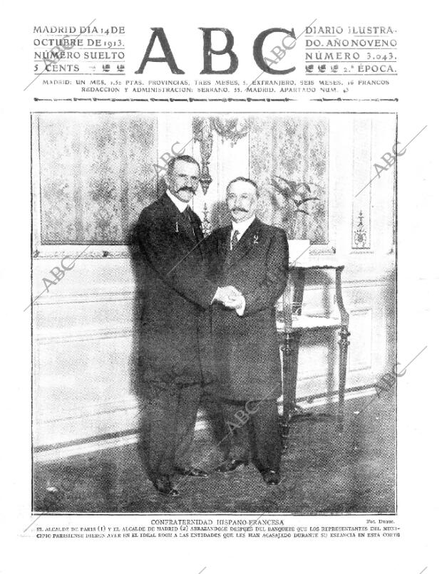 ABC MADRID 14-10-1913 página 1