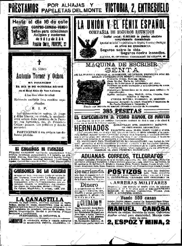 ABC MADRID 14-10-1913 página 21