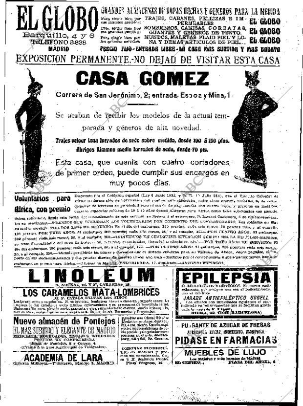 ABC MADRID 14-10-1913 página 23