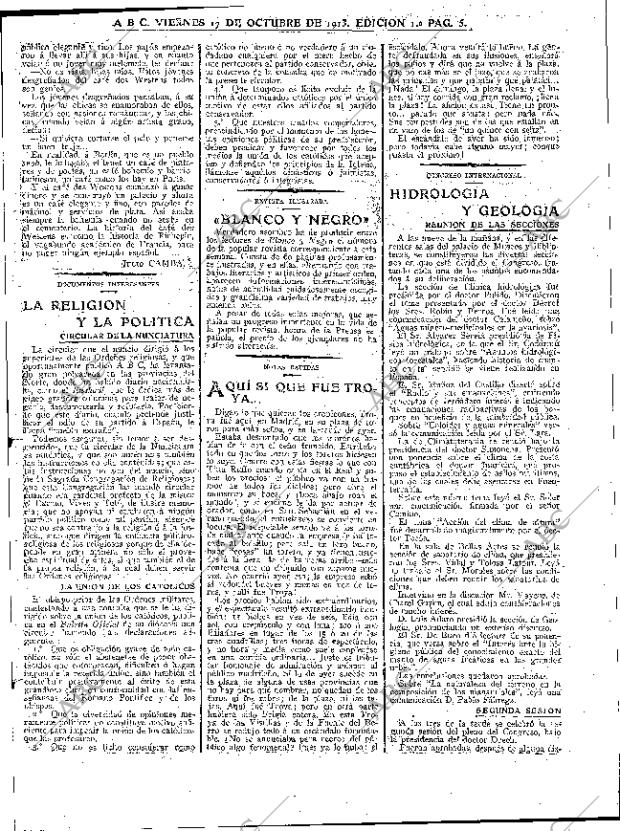 ABC MADRID 17-10-1913 página 5