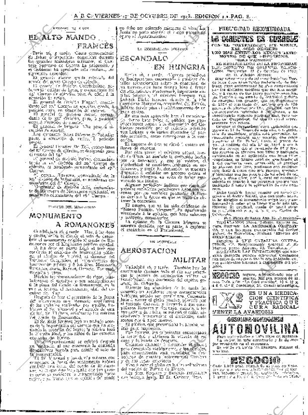 ABC MADRID 17-10-1913 página 8