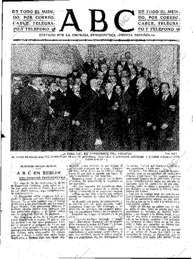 ABC MADRID 29-10-1913 página 3