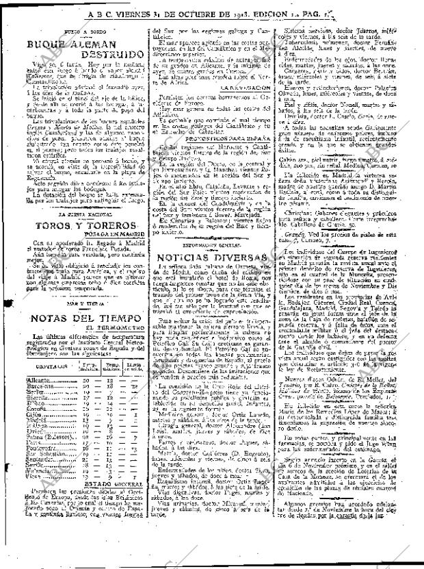 ABC MADRID 31-10-1913 página 15