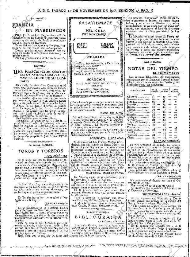 ABC MADRID 01-11-1913 página 14
