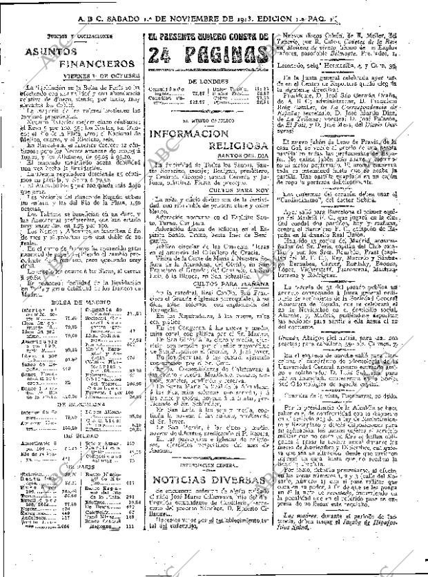 ABC MADRID 01-11-1913 página 15