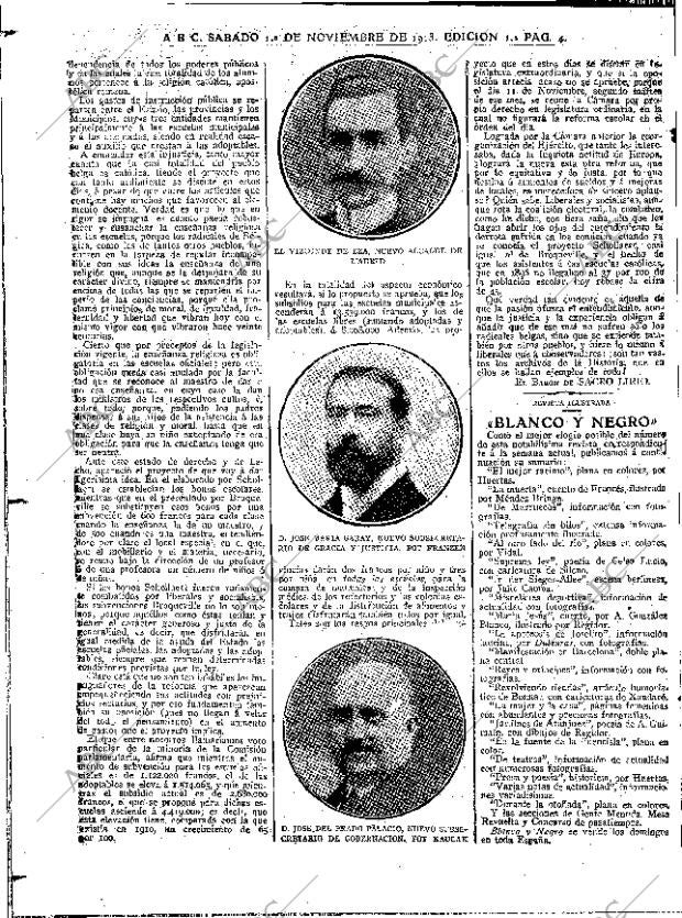 ABC MADRID 01-11-1913 página 4