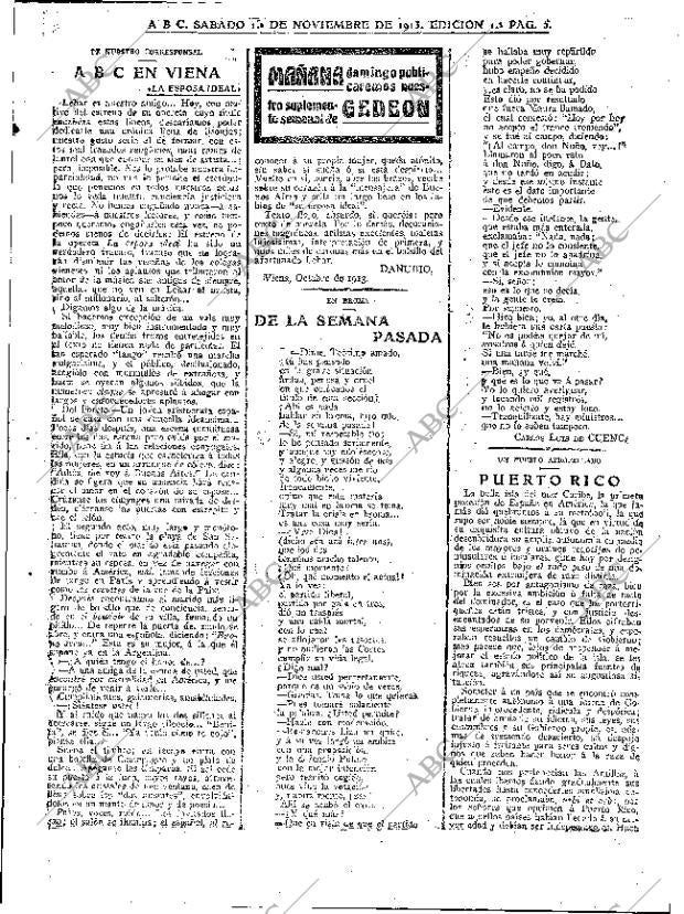 ABC MADRID 01-11-1913 página 5