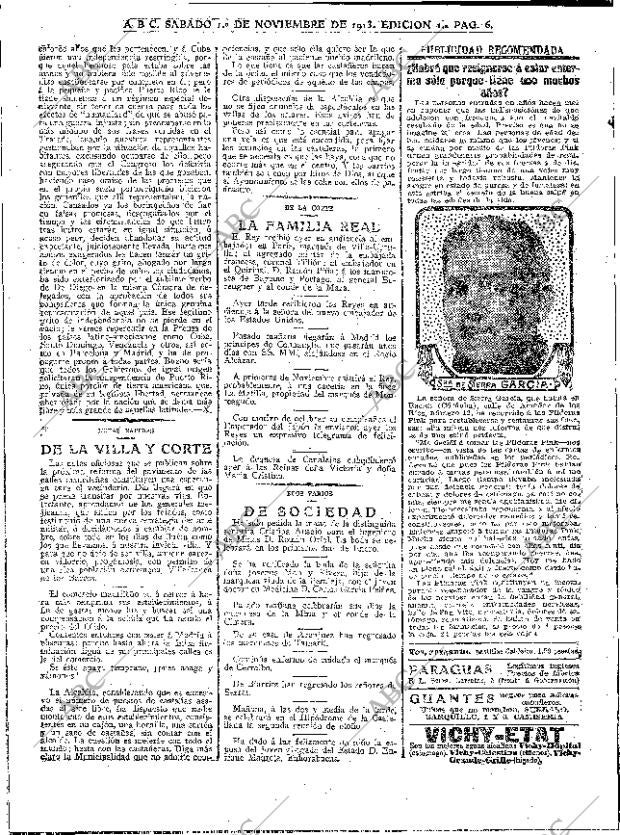 ABC MADRID 01-11-1913 página 6