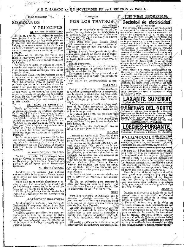 ABC MADRID 01-11-1913 página 8