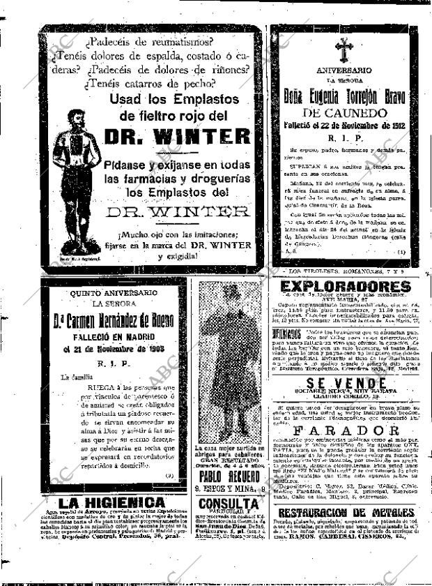 ABC MADRID 21-11-1913 página 22