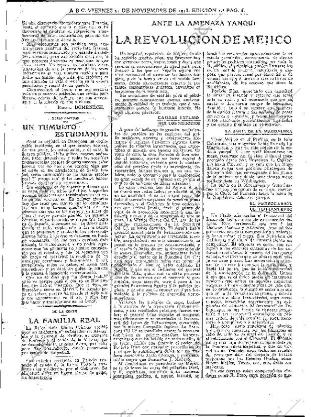 ABC MADRID 21-11-1913 página 5