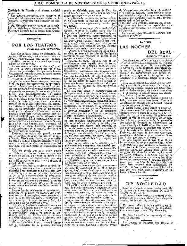 ABC MADRID 23-11-1913 página 11