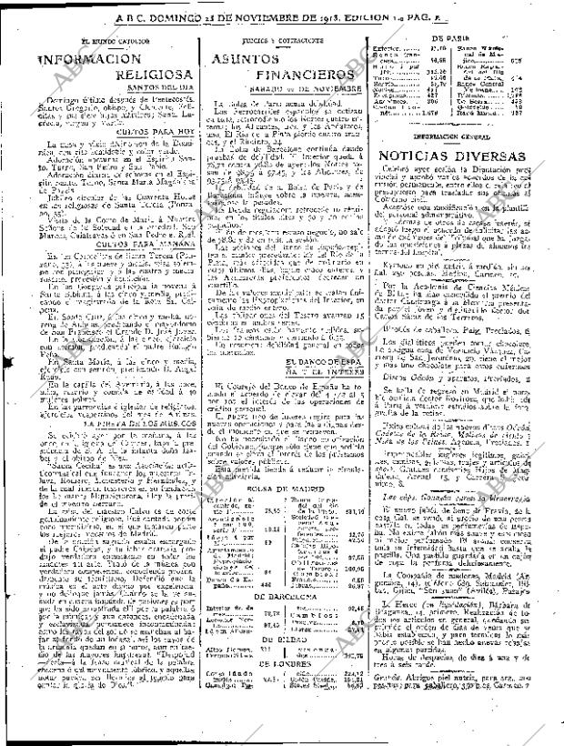 ABC MADRID 23-11-1913 página 13
