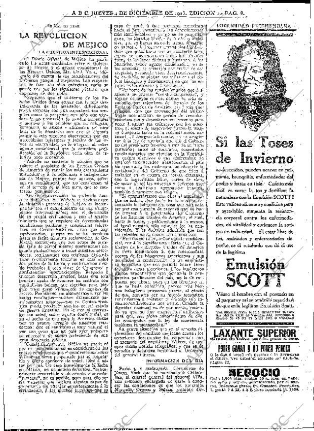 ABC MADRID 04-12-1913 página 8