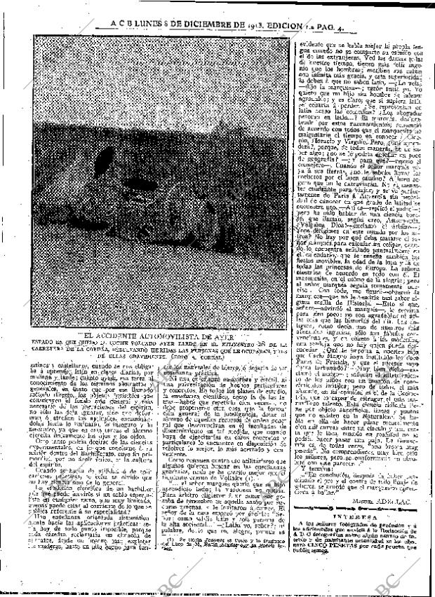 ABC MADRID 08-12-1913 página 4