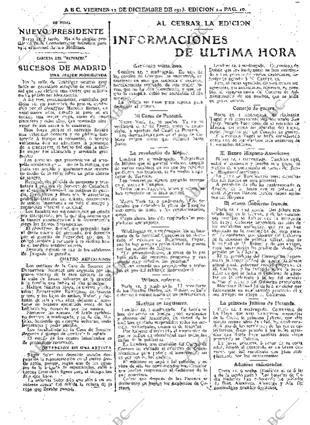 ABC MADRID 12-12-1913 página 16