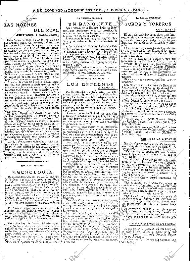 ABC MADRID 14-12-1913 página 13