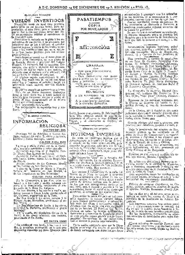 ABC MADRID 14-12-1913 página 18