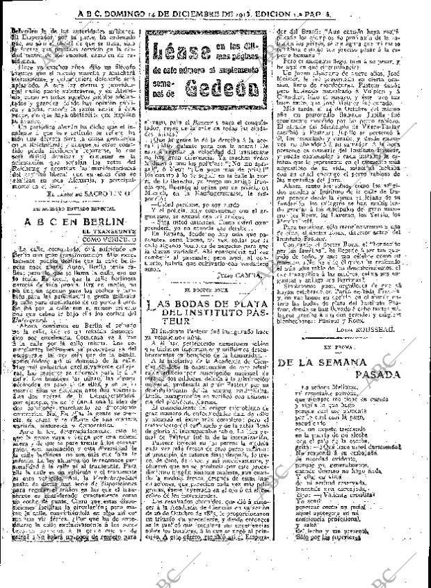 ABC MADRID 14-12-1913 página 5