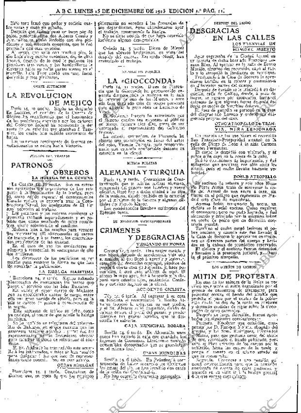 ABC MADRID 15-12-1913 página 11