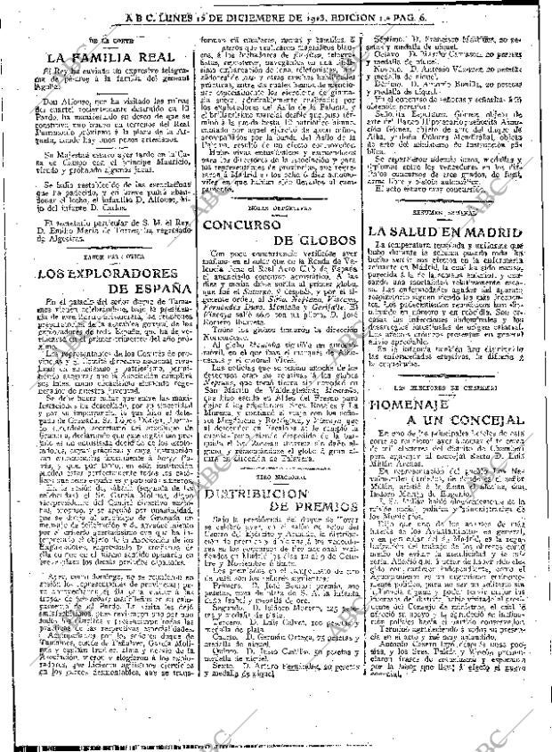 ABC MADRID 15-12-1913 página 6