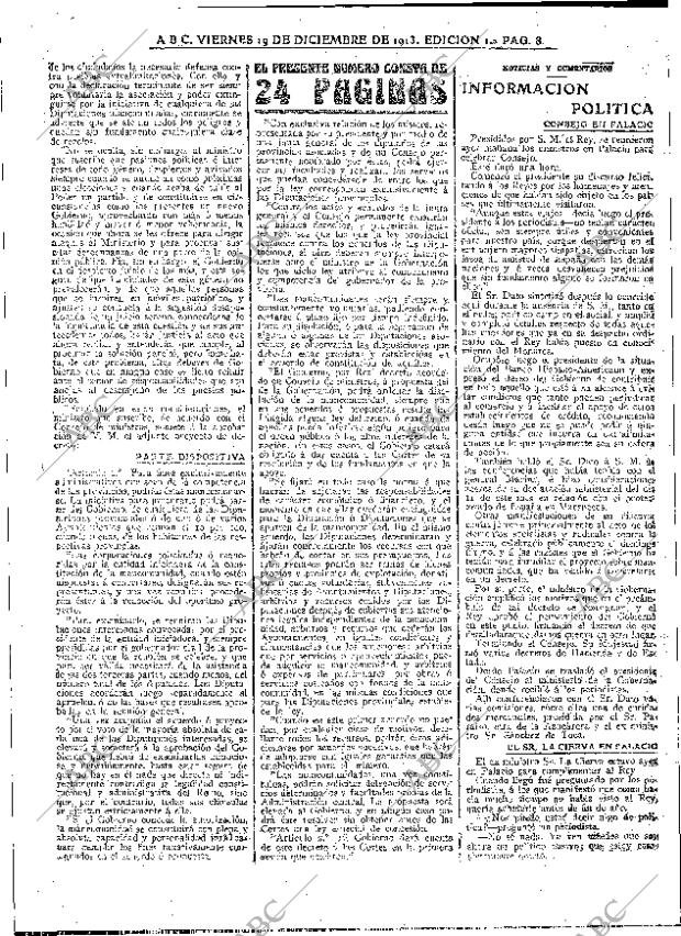 ABC MADRID 19-12-1913 página 8