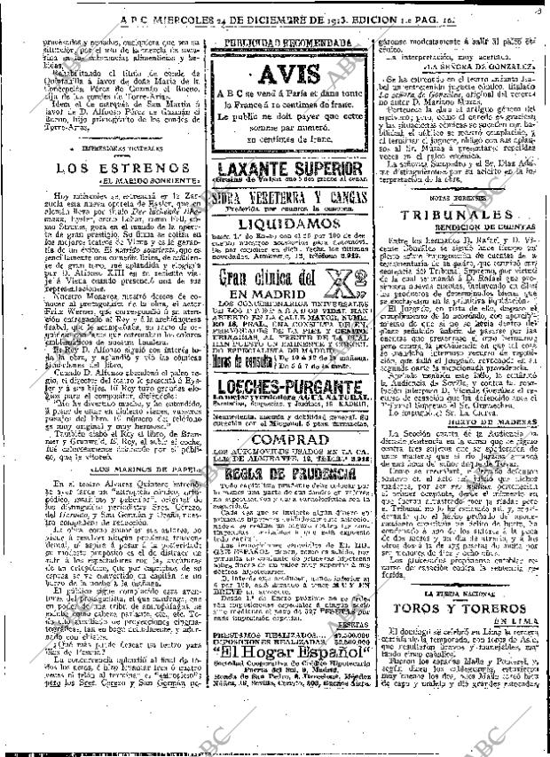 ABC MADRID 24-12-1913 página 10