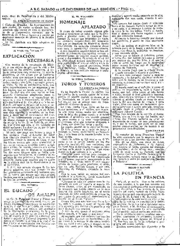 ABC MADRID 27-12-1913 página 11