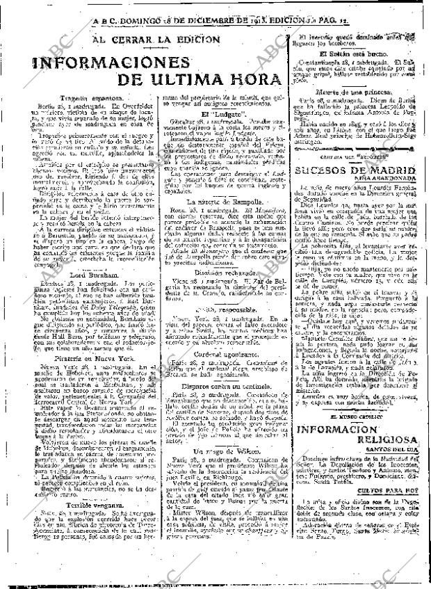 ABC MADRID 28-12-1913 página 12