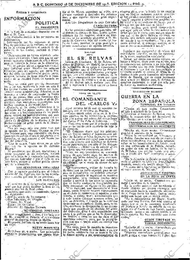 ABC MADRID 28-12-1913 página 9