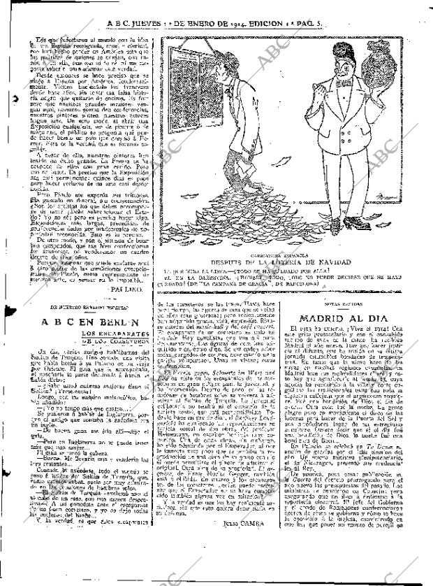 ABC MADRID 01-01-1914 página 5