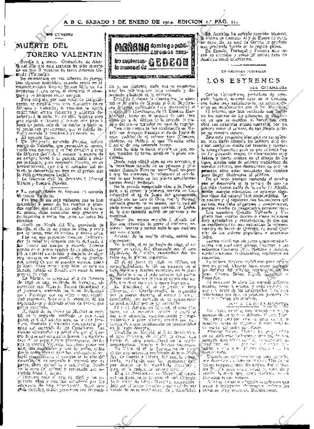 ABC MADRID 03-01-1914 página 11