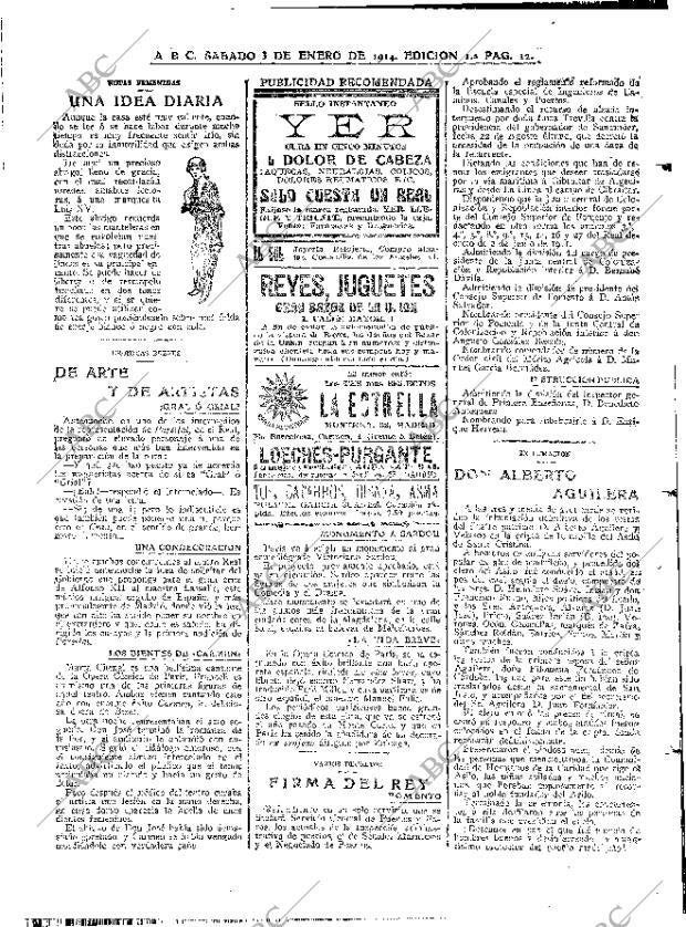 ABC MADRID 03-01-1914 página 12