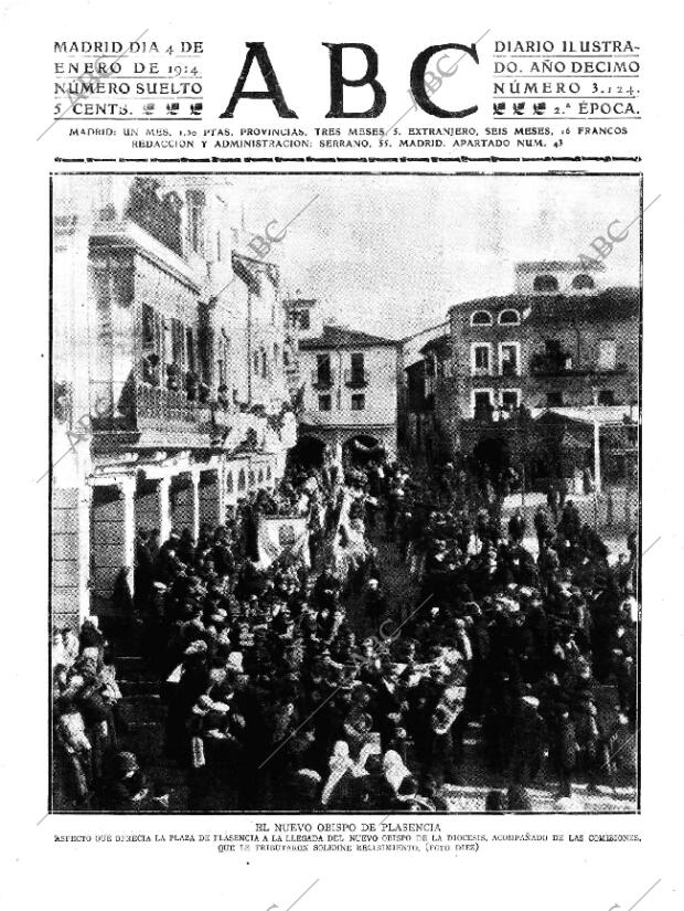 ABC MADRID 04-01-1914 página 1