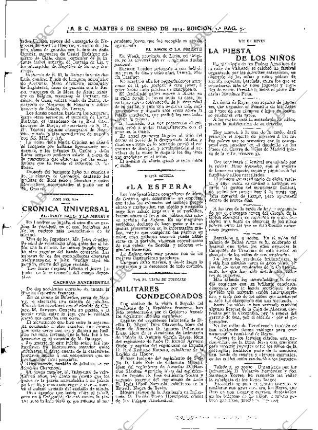 ABC MADRID 06-01-1914 página 7