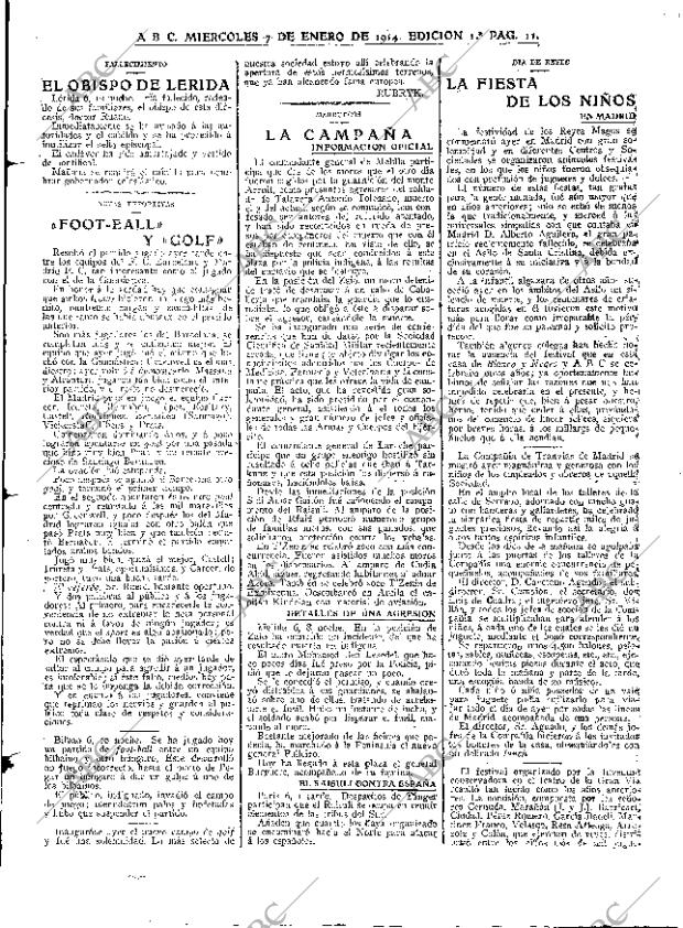 ABC MADRID 07-01-1914 página 11