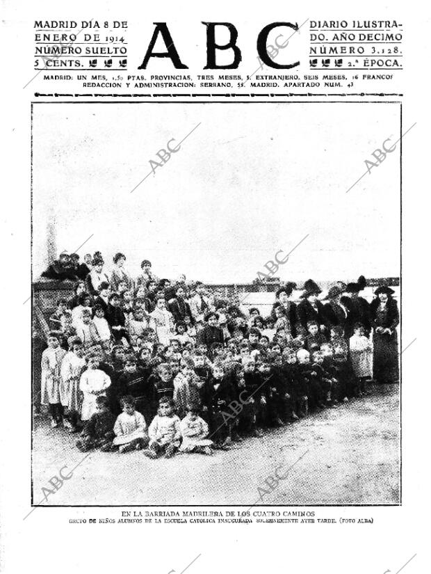 ABC MADRID 08-01-1914 página 1
