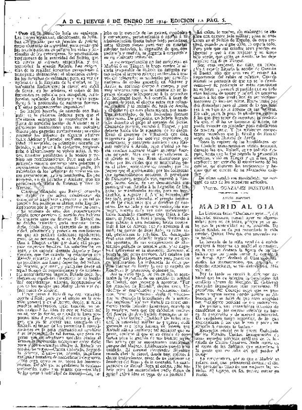 ABC MADRID 08-01-1914 página 5