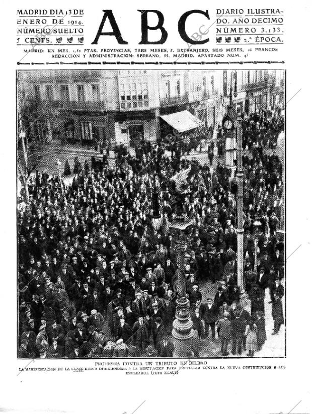 ABC MADRID 13-01-1914 página 1