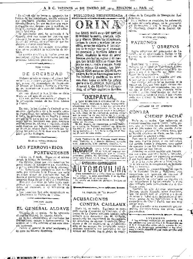 ABC MADRID 16-01-1914 página 10