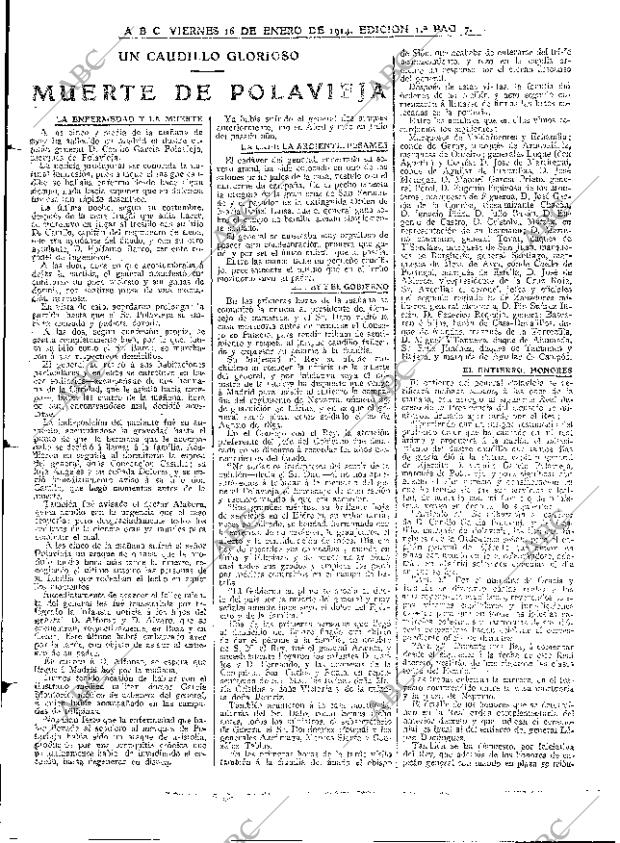 ABC MADRID 16-01-1914 página 7