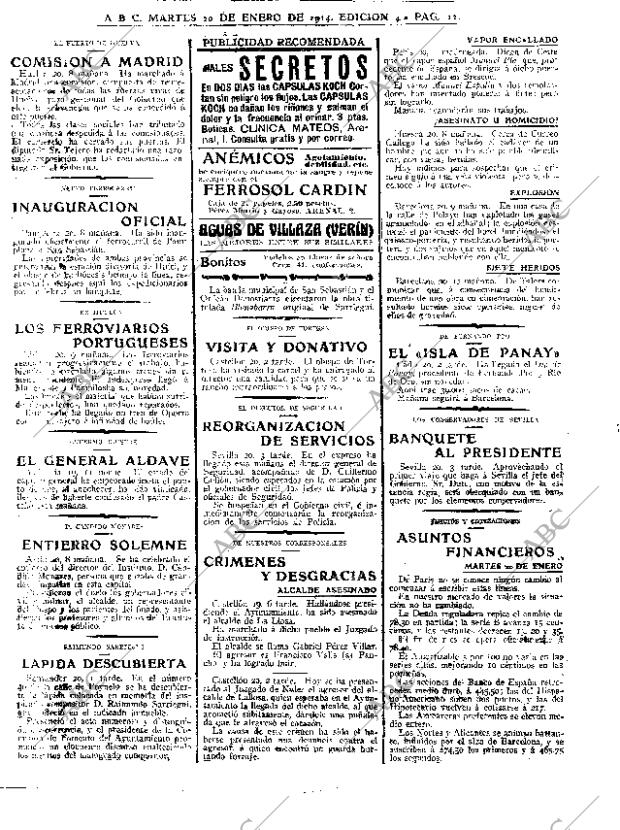 ABC MADRID 20-01-1914 página 12