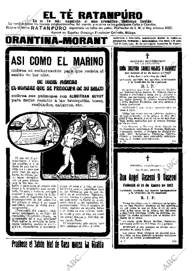 ABC MADRID 20-01-1914 página 19