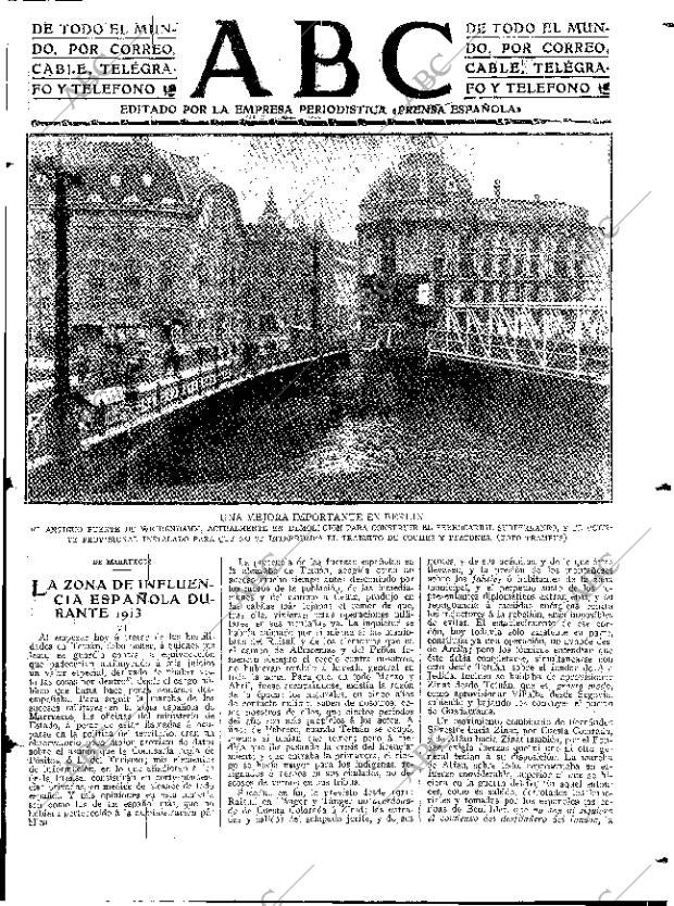 ABC MADRID 22-01-1914 página 3