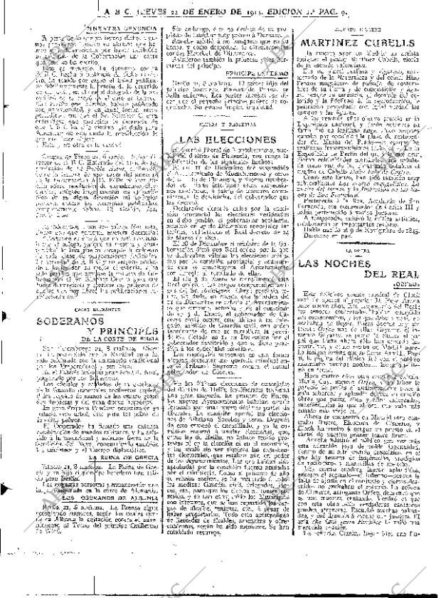 ABC MADRID 22-01-1914 página 9