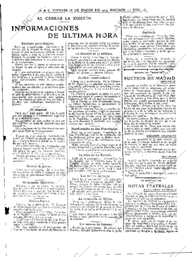 ABC MADRID 23-01-1914 página 15