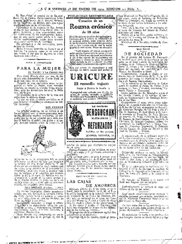 ABC MADRID 23-01-1914 página 6