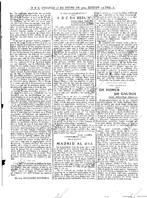 ABC MADRID 25-01-1914 página 5