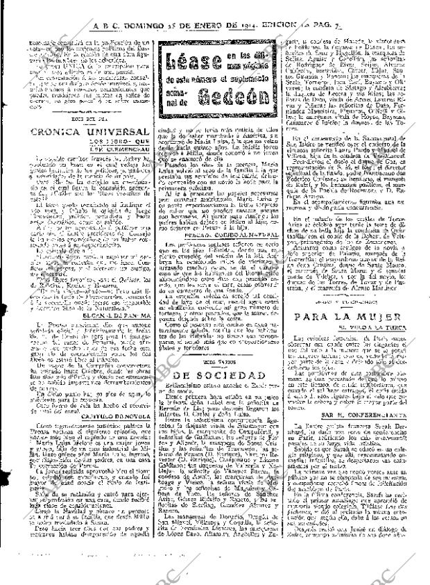 ABC MADRID 25-01-1914 página 7