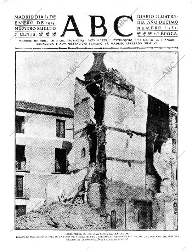 ABC MADRID 31-01-1914 página 1